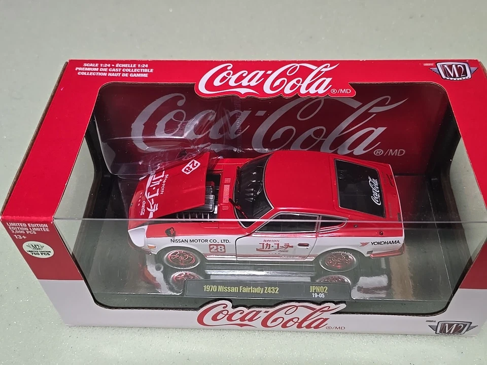Coca Cola 1970 Nissan Fairlady Z432 Limited Edition Coke Car - 1/24 M2 Machines - Image 4 of 4