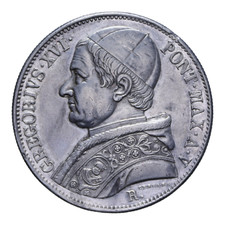 SCUDO 1835 ROMA V RR GREGORIO XVI STATO PONTIFICIO