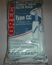 Pack of 8 Oreck XL Type CC Vacuum Cleaner Bags CCPK8DW