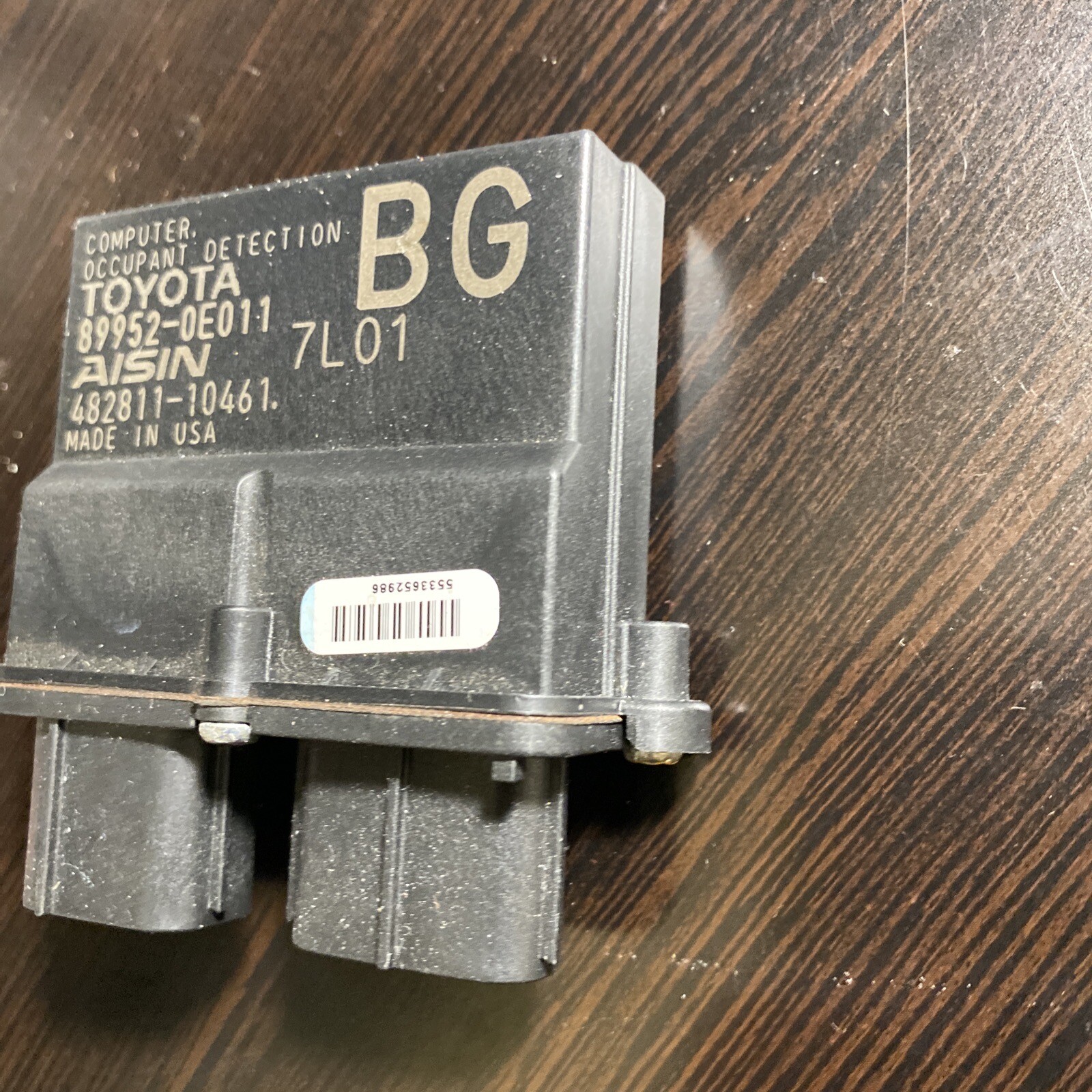 OEM 2015 2016 2017 TOYOTA CAMRY AIRBAG SEAT SENSOR MODULE 899520E011