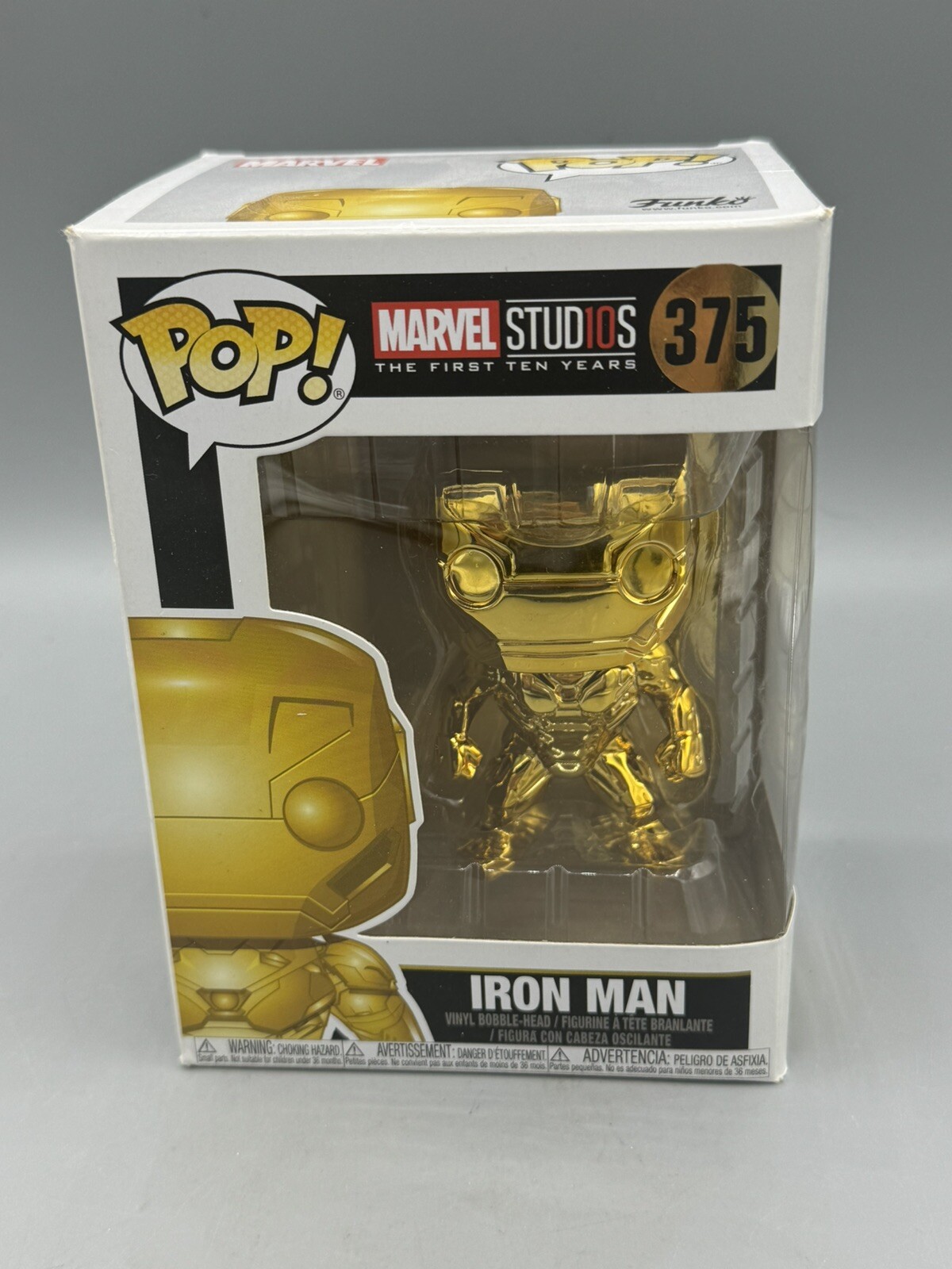 Funko Pop! Marvel Studios Iron Man #375 Vinyl Figure Not Mint
