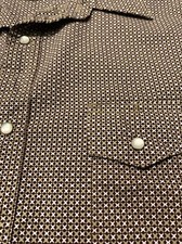 Wrancher L Wrangler Plaid Pearl Snap long sleeve button front casual Shirt