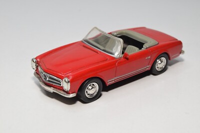 B67 1:43 NEWRAY NEW RAY MERCEDES-BENZ 280SL 280 SL 1968 RED EXC. COND.