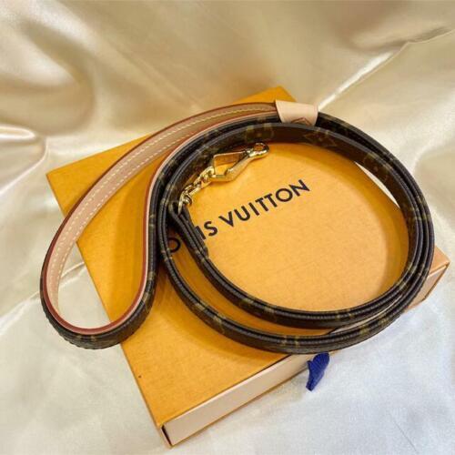 LOUIS VUITTON Collier Baxter PM M58072 Dog Collar Monogram Canvas