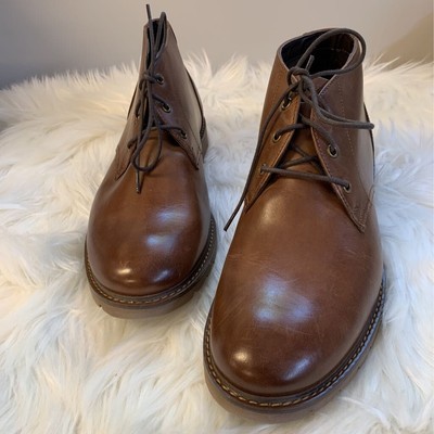 rockport sharp & ready leather chukka boots