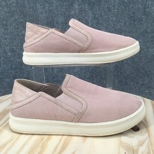 Olukai Shoes Womens 10 Ki'ihele Slip On Sneakers Pink Slip On Casual Comfort Low