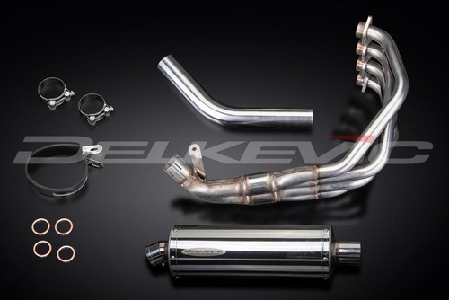 HONDA CBR900RR FIREBLADE 1992-99 EXHAUST SYSTEM 350mm STAINLESS OVAL SILENCER - Picture 4 of 4