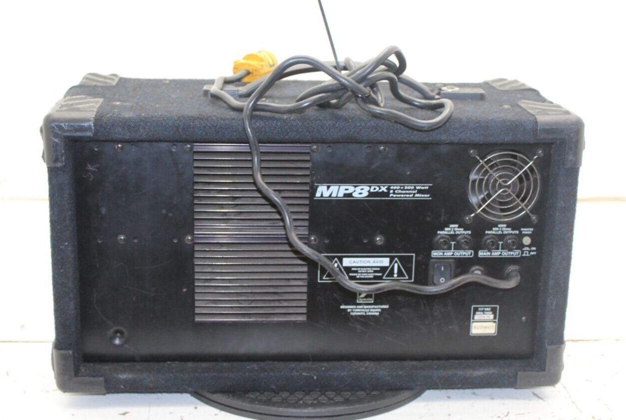 Yorkville MP8DX 400+200 Watt 8 Channel Powered Mixer Parts/Repair eBay