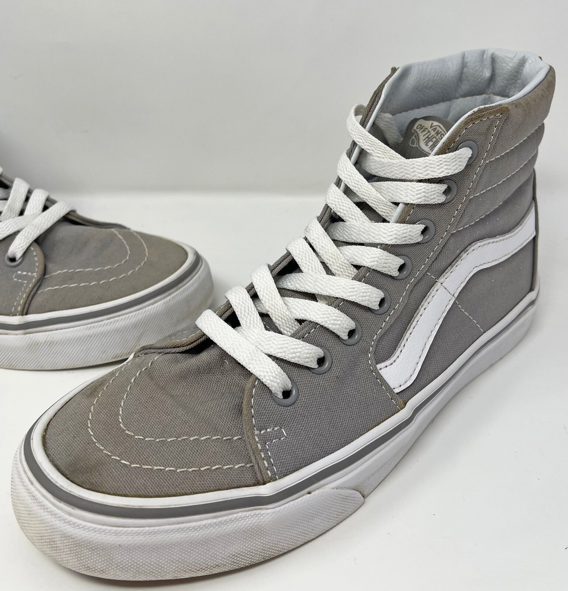 VANS Sk8-Hi High Top Skate Sneakers Canvas US Men 7 Women  display picture 1
