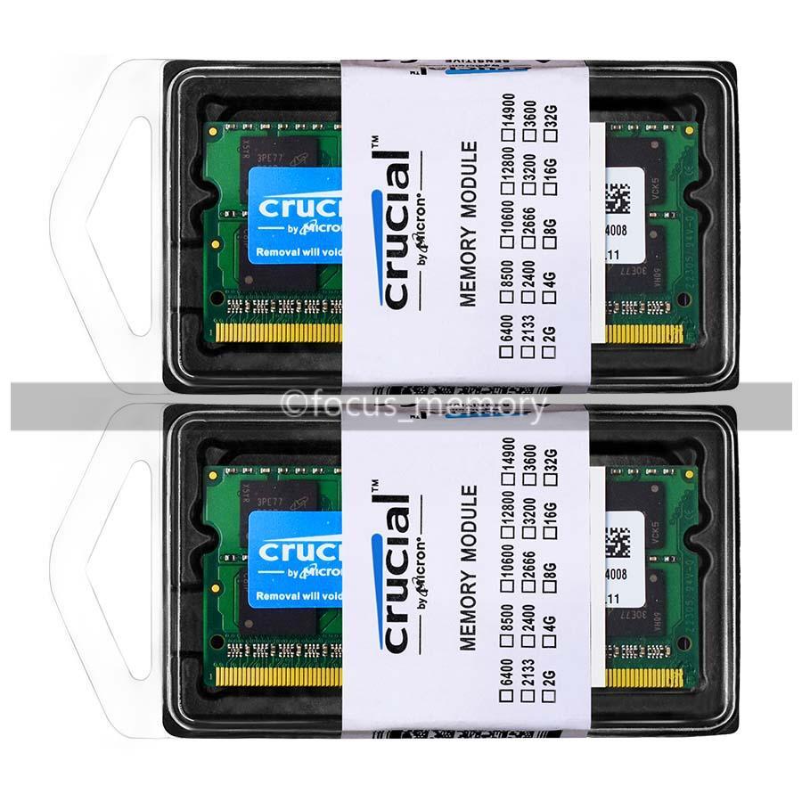 Barrette Mémoire DDR3L Crucial Pour PC Portable - 4 Go Ou 8 Go, 1333/1600/1866 MHz, SO-DIMM 204 Broches