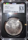 1880-S $1 Morgan Silver Dollar NGC Cert MS65 NGCX 9.5 VaultBox ¡Toner!