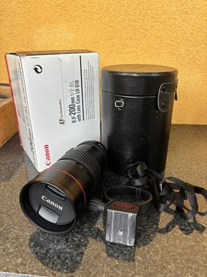 Canon EF 200mm f/2.8L USM   lichtstarkes Teleobjektiv - OVP