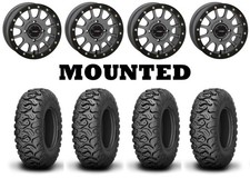 Kit 4 Kenda Mastodon Ht Tires 33x10-15 On System 3 Sb-5 Beadlock Matte Gray 1kxp Kit 4 Kenda Mastodon Ht Tires 33x10-15 On System 3 Sb-5 Beadlock Matte Gray 1kxp