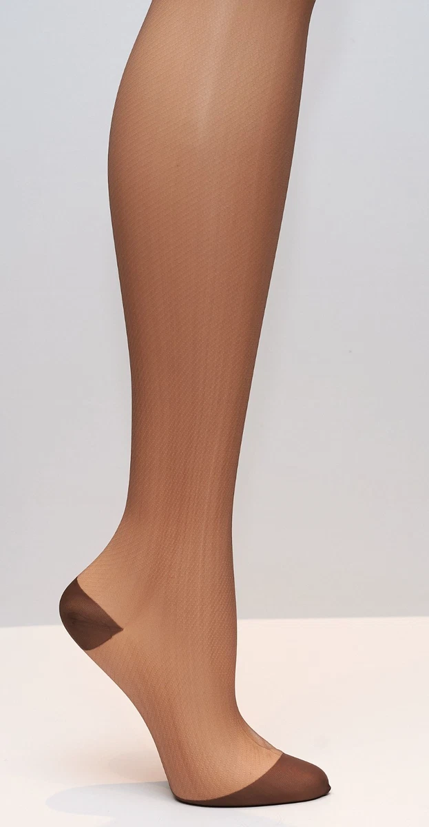 1 paire de bas nylon RHT micromesh vintage, CHEVREUIL, beige