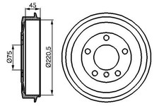 Tambour de frein BMW 3,3