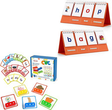 CVC Word Game,Phonics Games Flash Cards for Preschool Kindergarten Classroom Sup