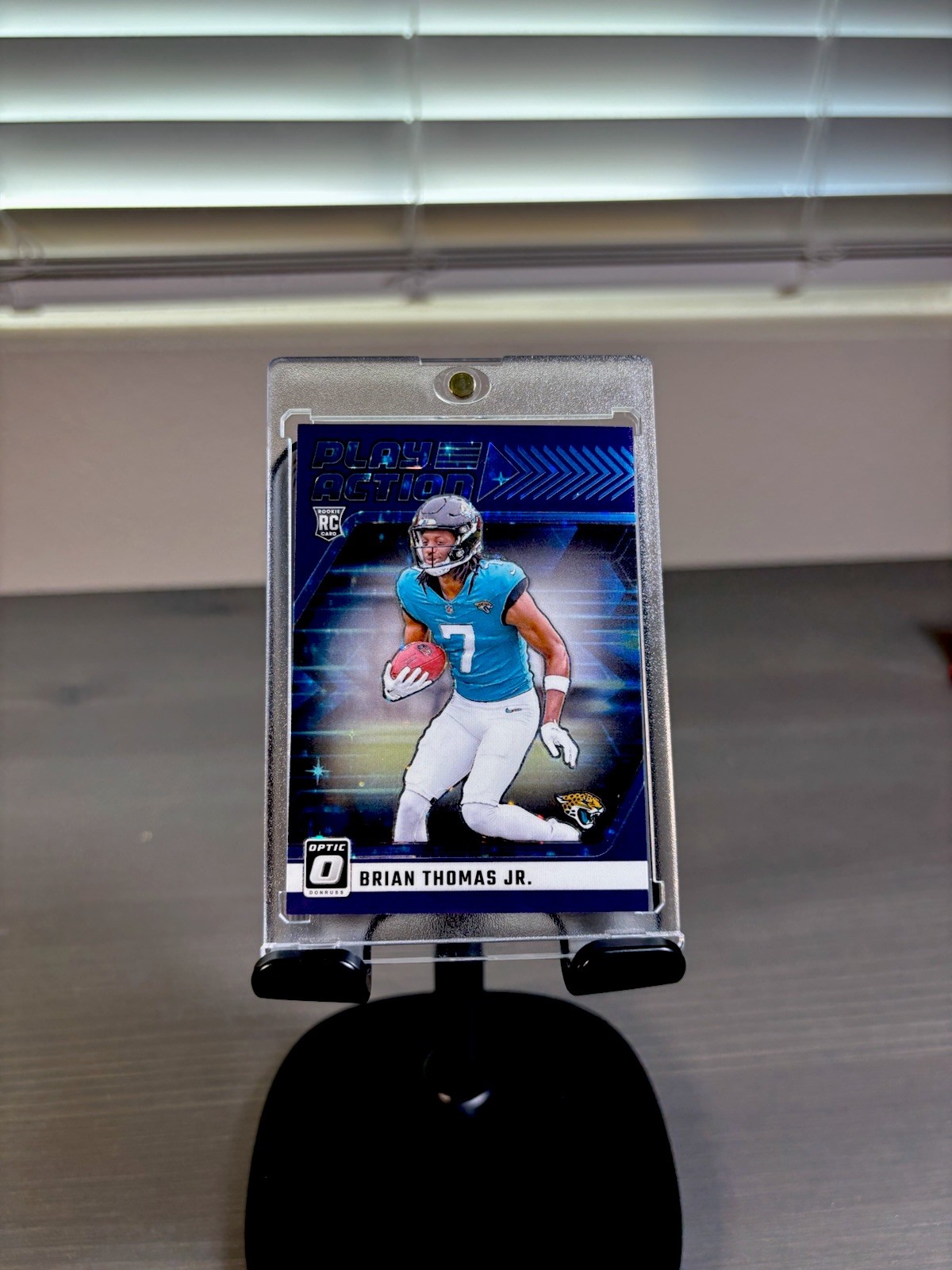 Brian Thomas Jr. 2024 Panini Optic Play Action Rookie SP Purple Stars /25 📈