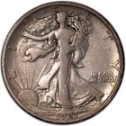 1921-D Denver Walking Liberty Silver Half Dollar 50C Very Fine VF+ Details