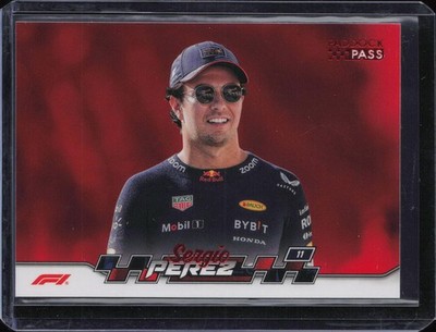 2024 Topps Paddock Pass Formula 1 #2a Sergio Perez Red Foil
