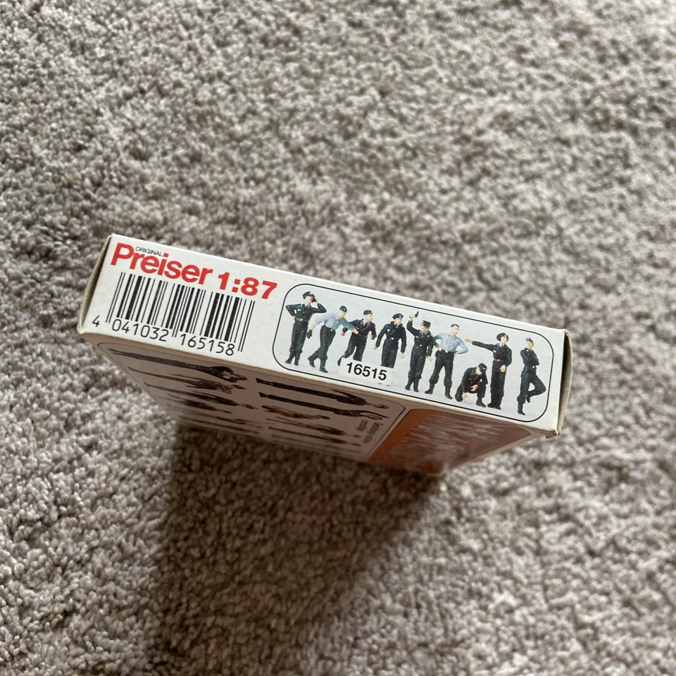 Preiser Military 1/87 ART.NR. 16515 German Tank Crew 20 Unpainted Miniatures NEW - Image 3 of 3