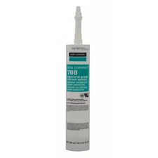 Dowsil 4060068 Silicone Sealant, 10 Oz, Cartridge, White, Silicone Base, 700