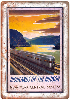 Vintage New York Central System Railroad Retro Look Metal Sign ZL324