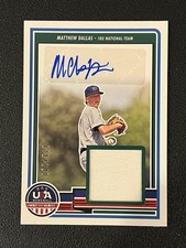 Matthew Dallas 2023 USA Stars & Stripes Auto Relic /200 SM-MD