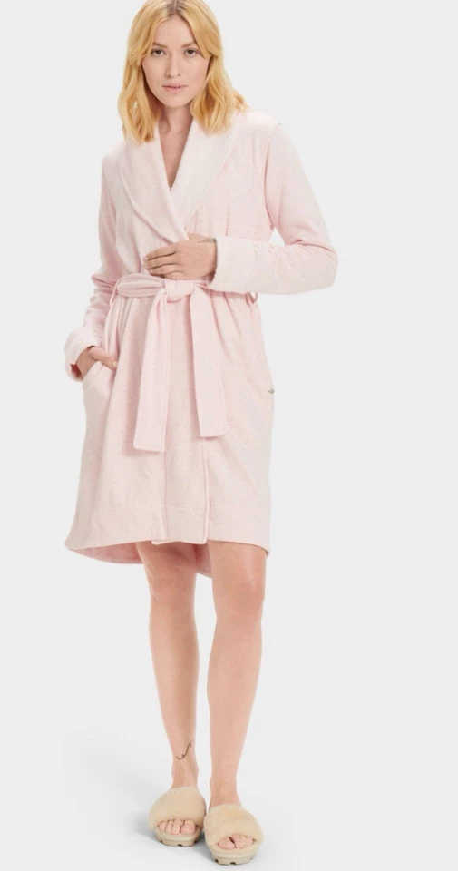 UGG Blanche II Seashell Pink Heather Bathrobe (Small)