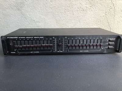 Pyramid Stereoo Graphic Equalizer Vintage Unit Is From The 1980 s