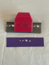 EK Success FLORAL/FLOWERS BORDER Paper Punch - USED