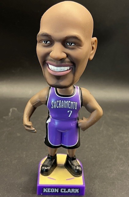 Sacramento Kings NBA Basketball #7 Keon Clark Desk Figure Bobblehead Doll