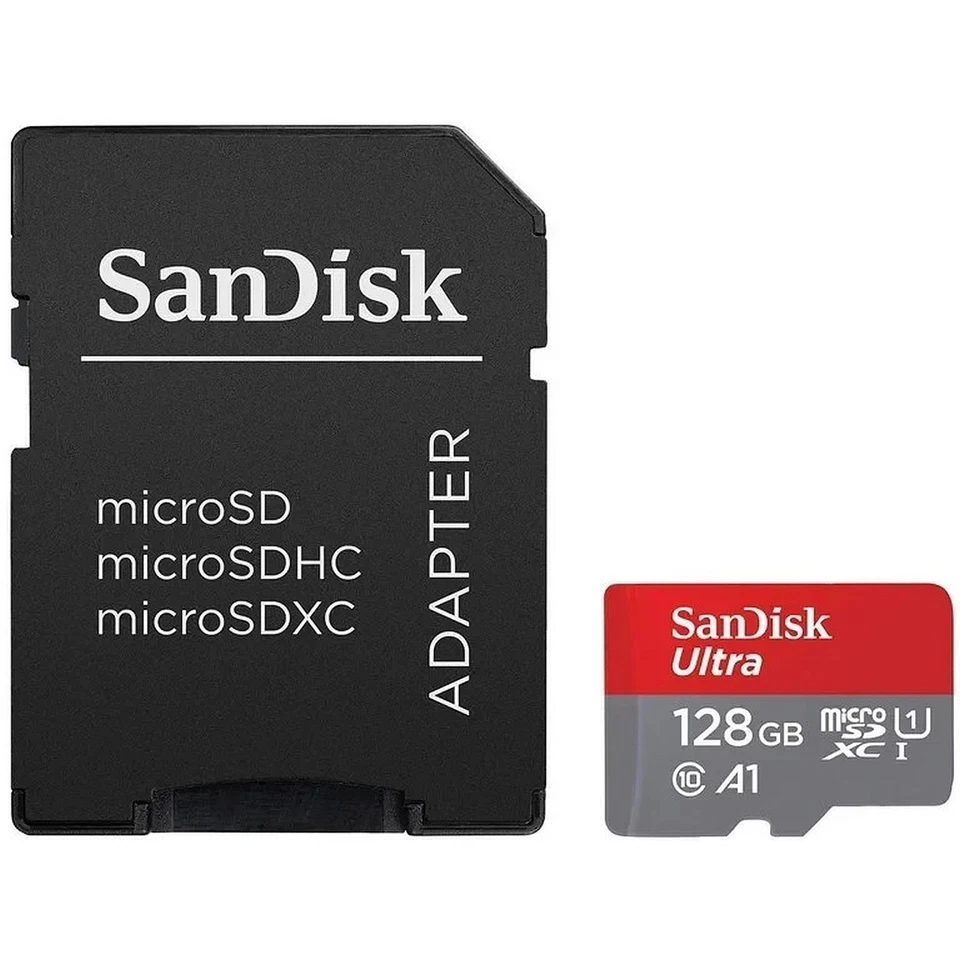 SanDisk Ultra microSDXC UHS-I Card 128GB up to 128MB/s NEW retail card - Image 2 of 2