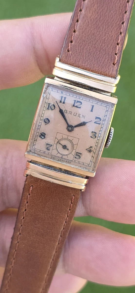 Gruen Rose Gold Case Wristwatches for sale | eBay