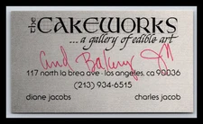Julie Newmar - Actress -2x3 Business Card - Signed / Autograph  -Initials*
