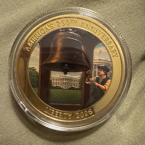 Americas 250th Anniversary Liberty 2026 (1776-2026) Collectible Coin Gold