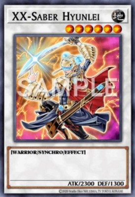 YuGiOh XX-Saber Hyunlei (V.3) L26D-ENX35 Starlight Rare Englisch Neu 1st