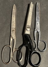 3 Pairs Of Vintage Scissors USA, Germany, Italy