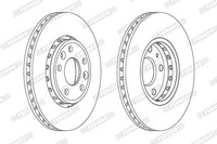 2X Ferodo Bremsscheibe Vorderachse FüR Renault