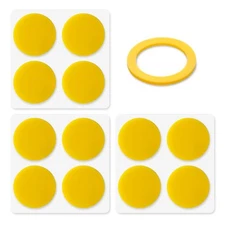 MAGICYOYO Yo-Yo Silicone Response Pads- Yellow- Set of 12 - Slim
