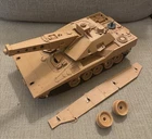 Vintage 1985 Hasbro Bradley GI JOE Mauler Tank Not Complete 4 Parts EUC