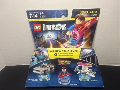 LEGO Dimensions BACK TO THE FUTURE Level Pack - Marty McFly Hoverboard New  