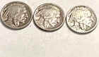 Three  (3) 1924 P  Buffalo Nickel s MIXED GRADES NO RESERVE  *J1937