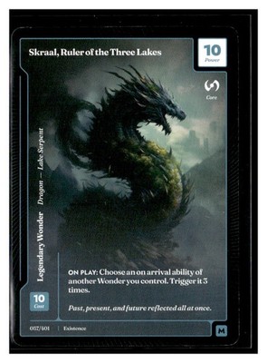 Wonders of the First Existence #57 Skraal Ruler of the Three Lakes Mythic
