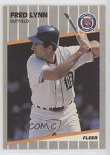 1989 Fleer Fred Lynn #138 to3