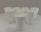 VTG Milk Glass Harvest Colony Tumblers Set Of 8