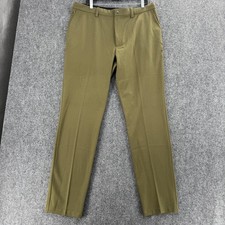 Quince Pants Men 36 X 34 Olive Ultra-Stretch 24/7 Smart Chino Performance Travel