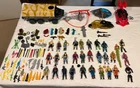 GI Joe: Lot of 30 Figures and 5 Vehicles from 80s and 90s, used condition