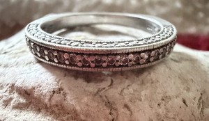 antique sterling Ring CUBIC Z  61/2 Old vintage Filigree #TEQUILAsunTRADING