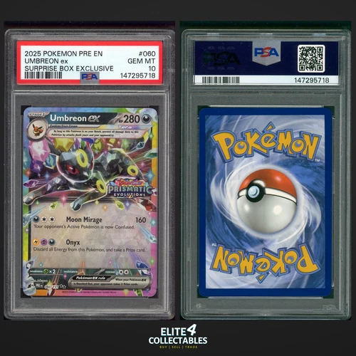 Umbreon EX 060/131 Surprise Box - PSA 10 (Prismatic Evolutions)