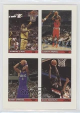 2005 Bazooka 4-on-1 Stickers Jermaine O'Neal Gilbert Arenas Bobby Simmons #2 7rf